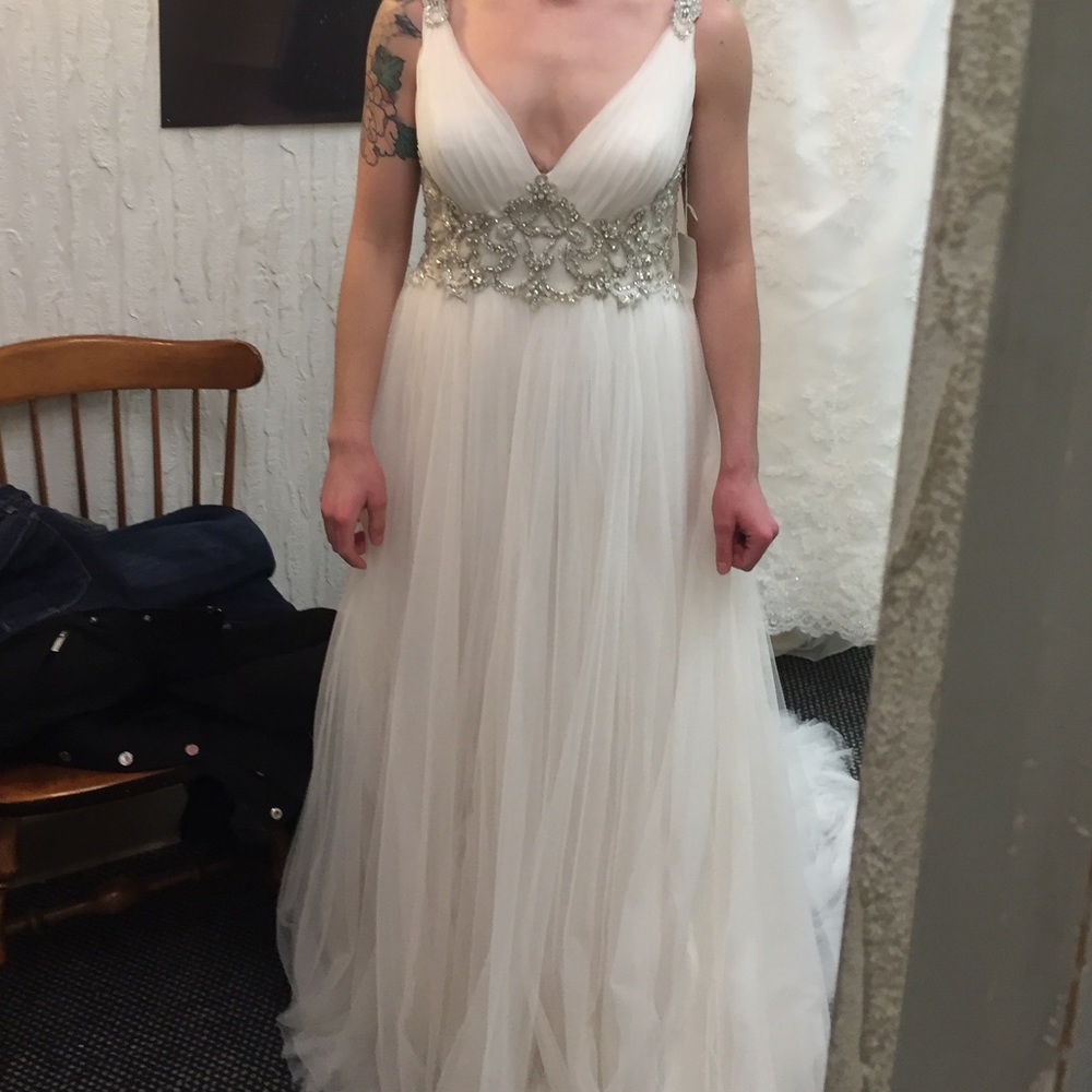 Ivory Maggie Sottero wedding gown